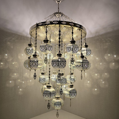 Stylish Moroccan Ceiling Light Fixture | Boho Hanging Pendant Lamp for Cozy Home Interiors