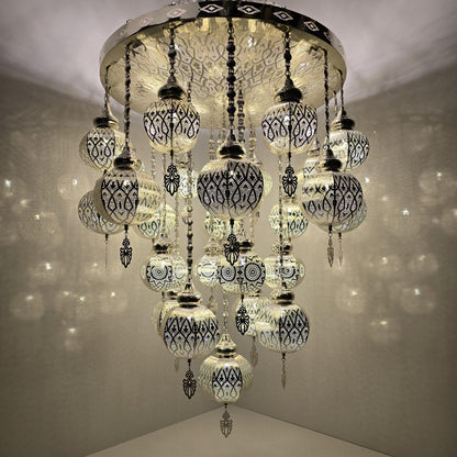 Stylish Moroccan Ceiling Light Fixture | Boho Hanging Pendant Lamp for Cozy Home Interiors