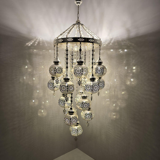 Rustic Moroccan Dome Pendant Light Fixture | Handmade Ceiling Lamp for Hallway